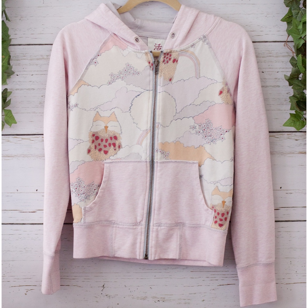 Anthropologie Owl Hoodie Small